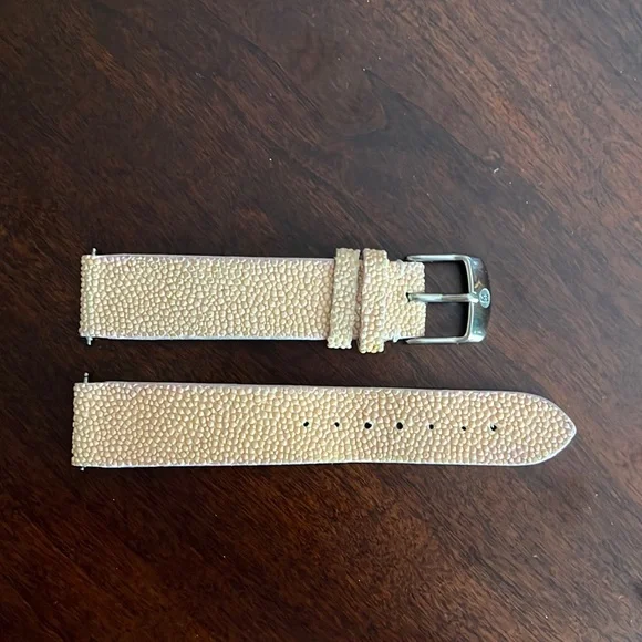 Michele Watch Strap Genuine Galuchat Size 18 Michele 18mm Band - Etsy main image 4